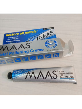 New In Box, MAAS A Fine Polishing Crème For All Metals. 4oz. Concentrated